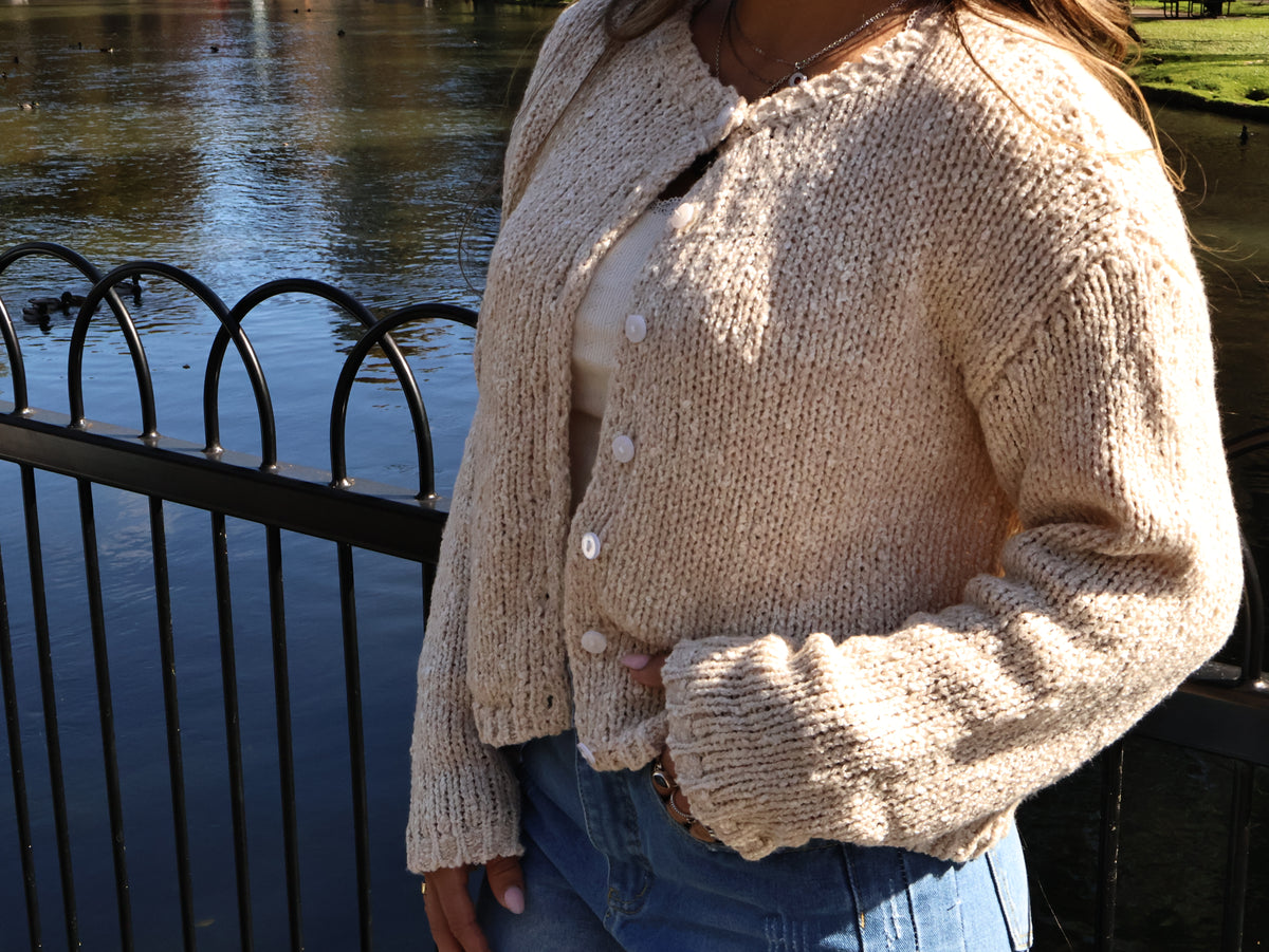 The Oat Milk Cardigan