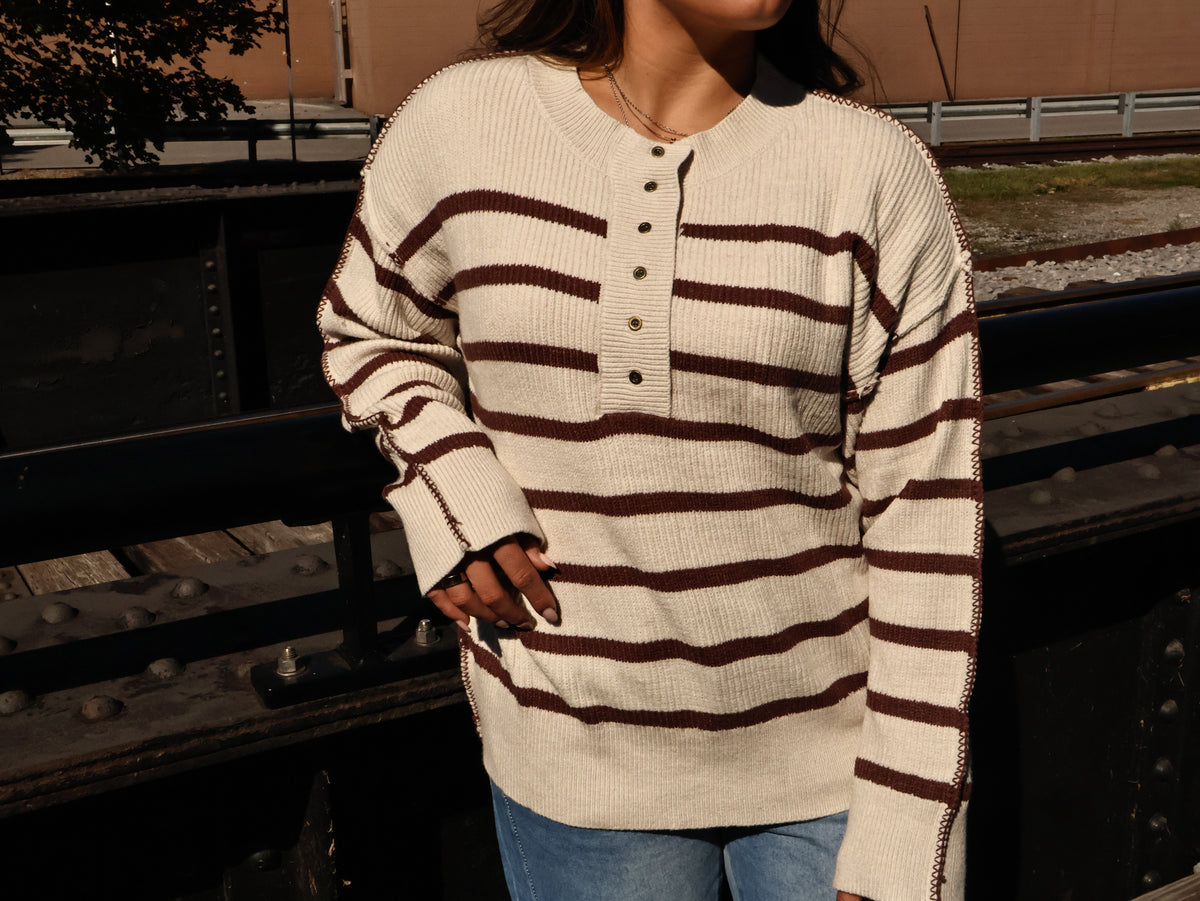 The Sunday Stripe Henley